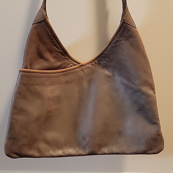 Anthropologie Lily and Lola Crossbody Distressed Leather Bag - Picture 3 of 12